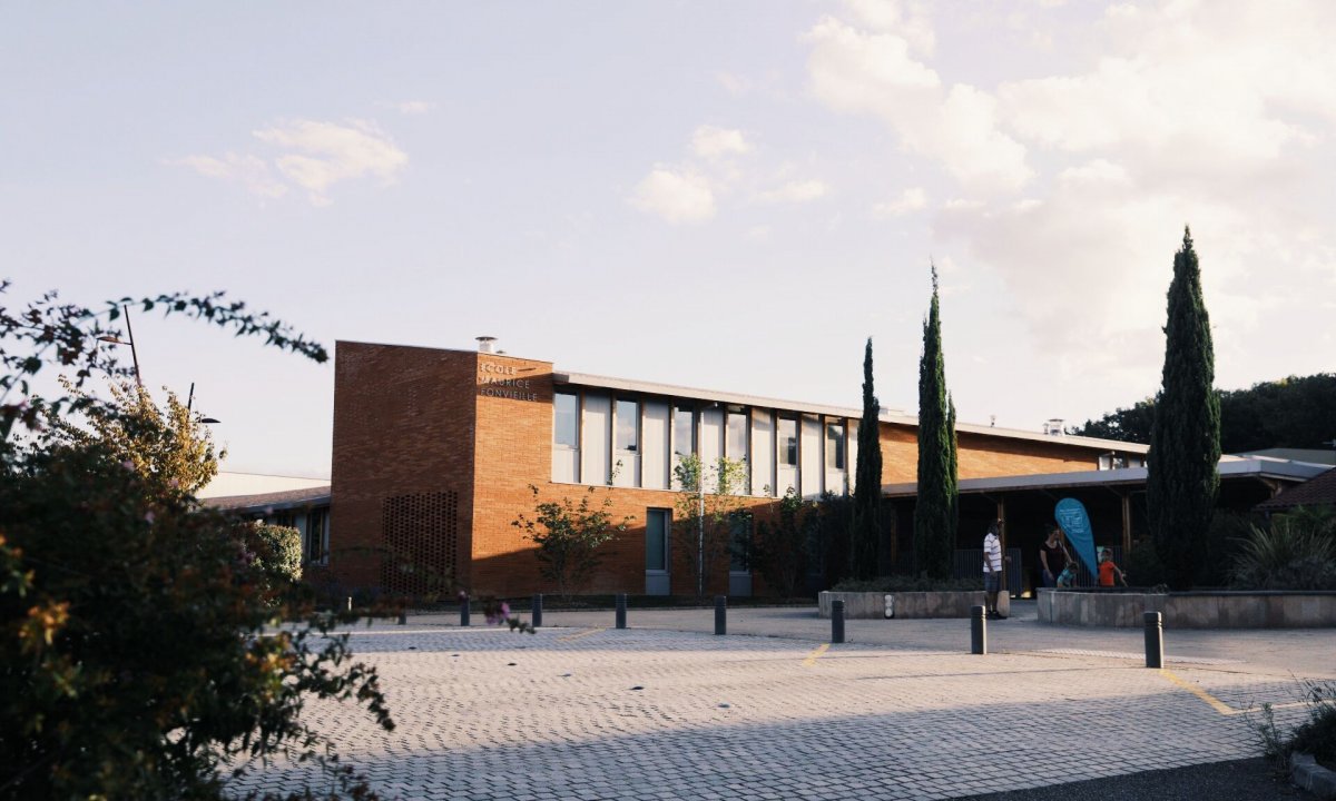 Inauguration de la nouvelle école élémentaire Maurice Fontvieille à Pibrac (31)