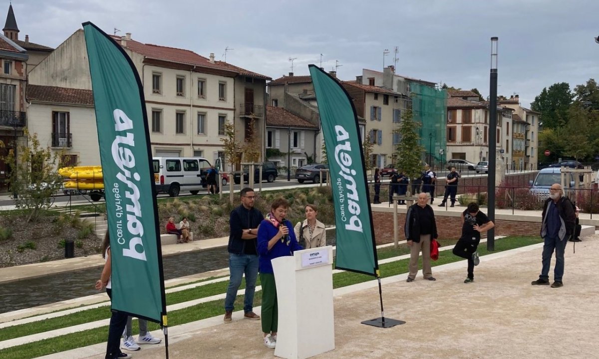 / INAUGURATION / Aménagement du Cours Rambaud à PAMIERS (09)