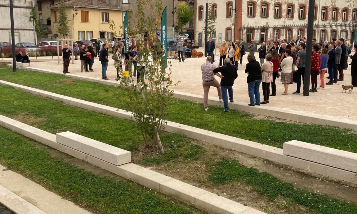 / INAUGURATION / Aménagement du Cours Rambaud à PAMIERS (09)