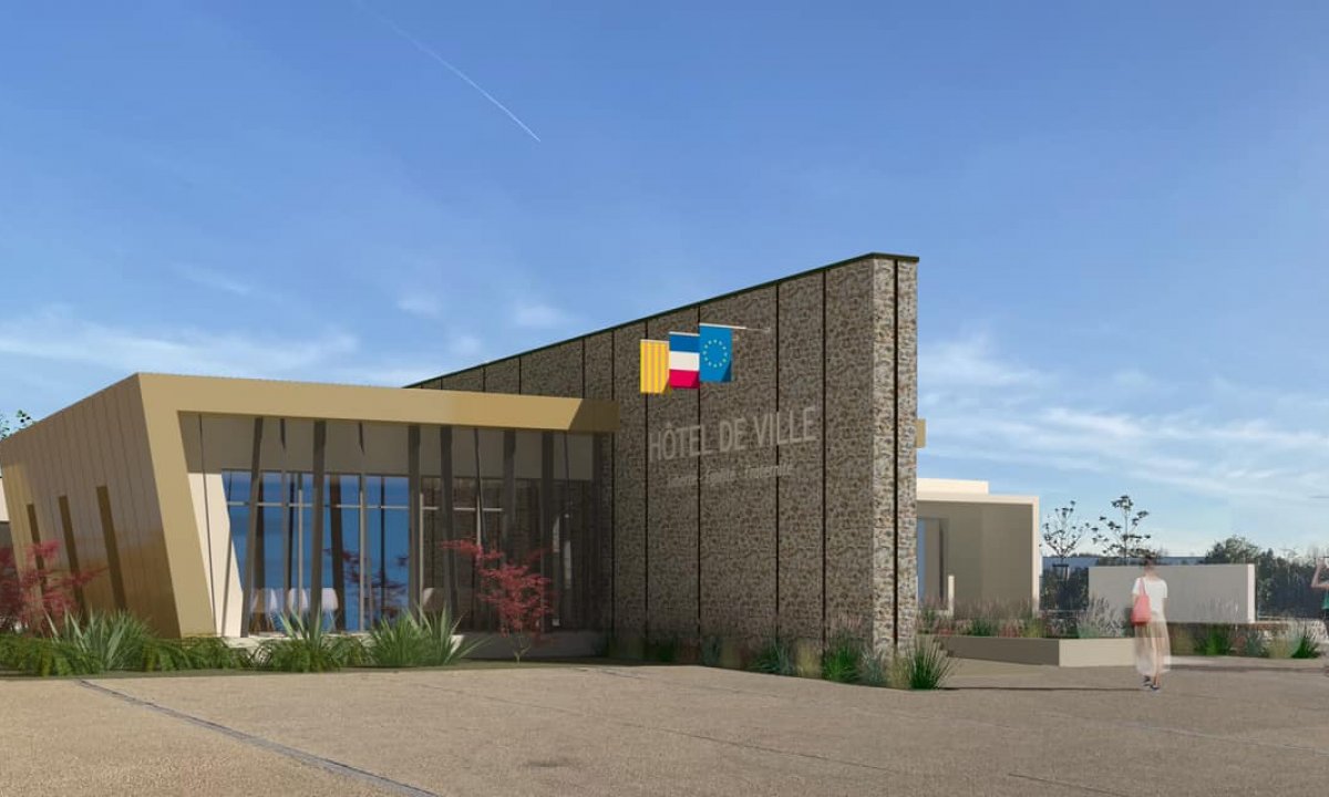Construction d'un nouvel hôtel de ville à Saint-Feliu d'Amont (66)