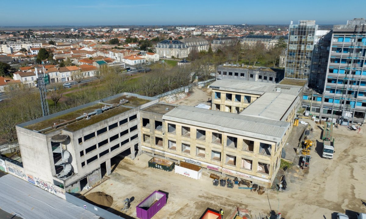 Restructuration de l'ancien hôpital Saint Charles à Rochefort (17)